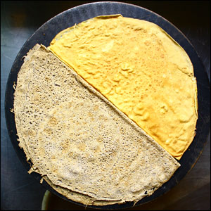 Galettes cuisinées à la ferme du temple!