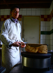 Galettes cuisinées à la ferme du temple!