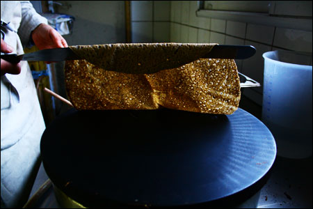 Galettes cuisinées à la ferme du temple!